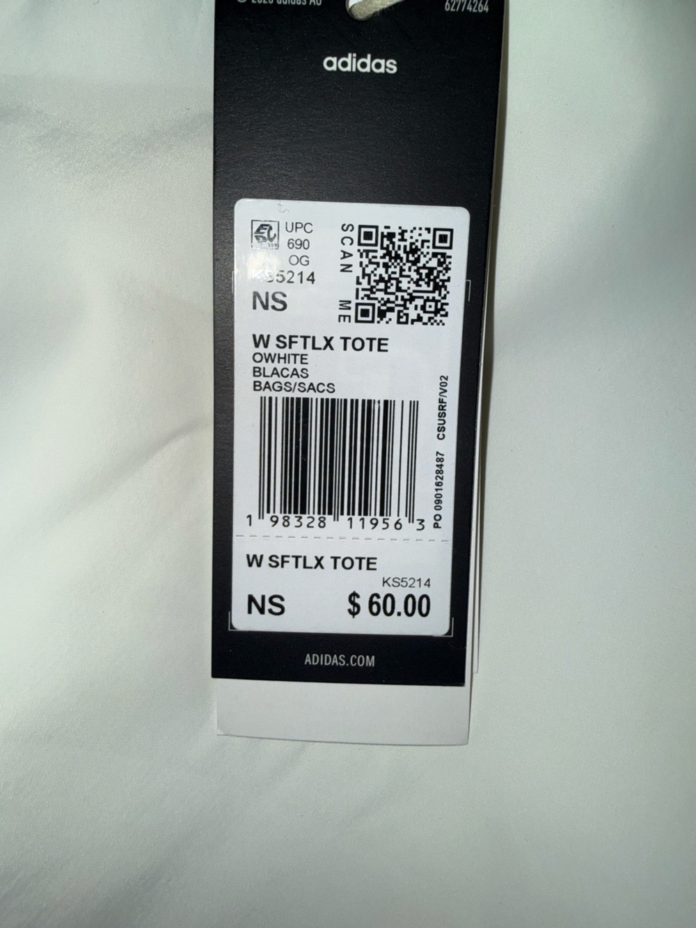 ADIDAS WOMEN SOFT LUX TOTE BAG NWT - Picture 9 of 9